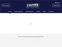Tablet Screenshot of prismpolish.com